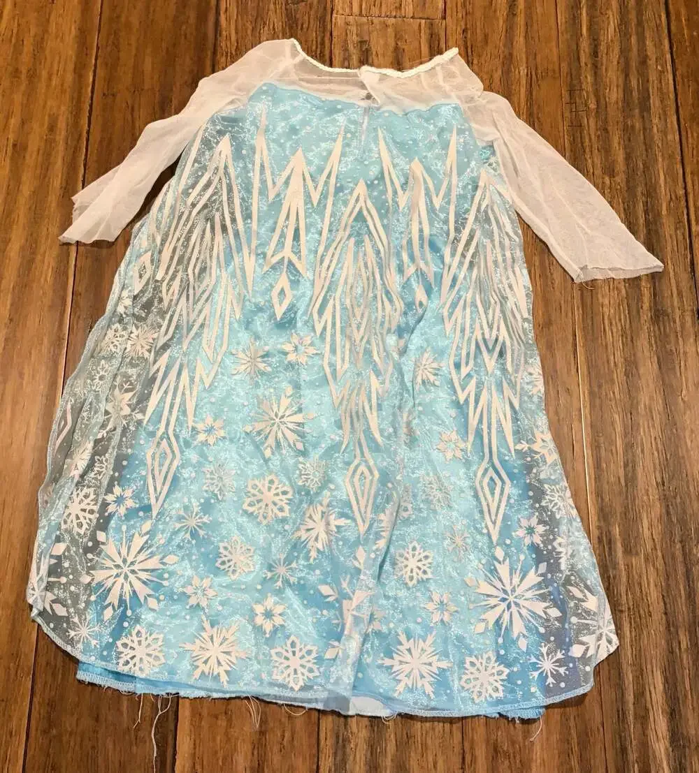 Disney Frozen Elsa Fantasy Play Costume by Jakks Pacific (Size 4-6X)